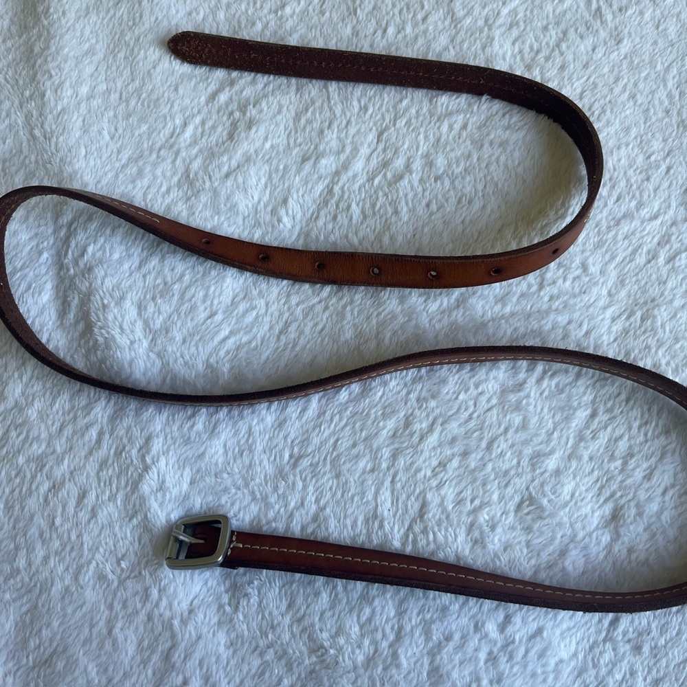 SLIM BROWN BELT